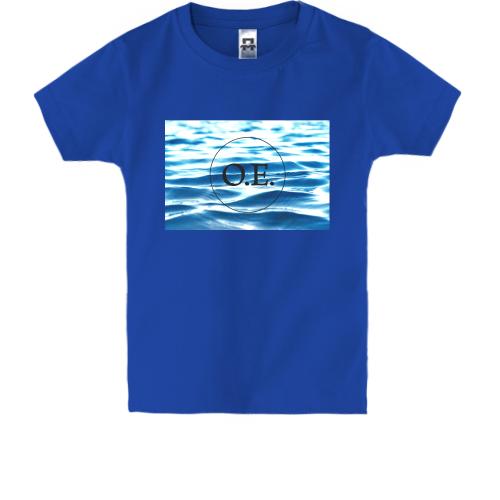Детская футболка Океан Эльзы (океан)