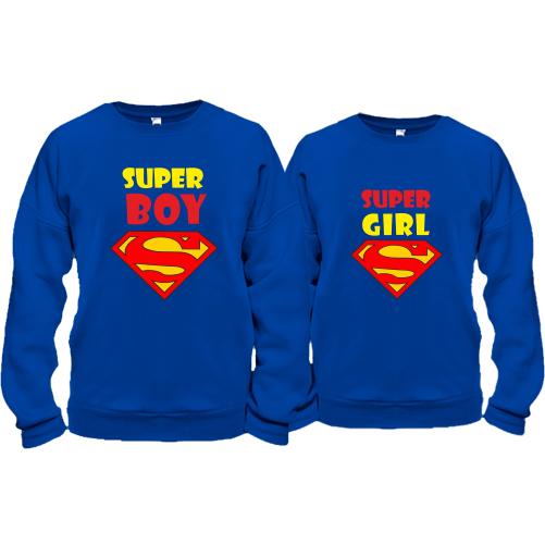 Парные кофты Super-boy&Super-girl-2