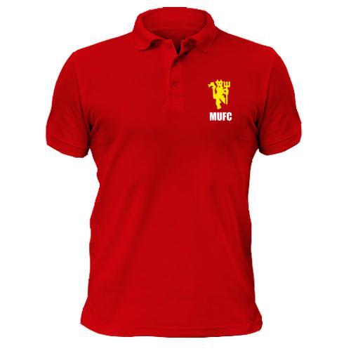 Чоловіча футболка-поло MU FC devil