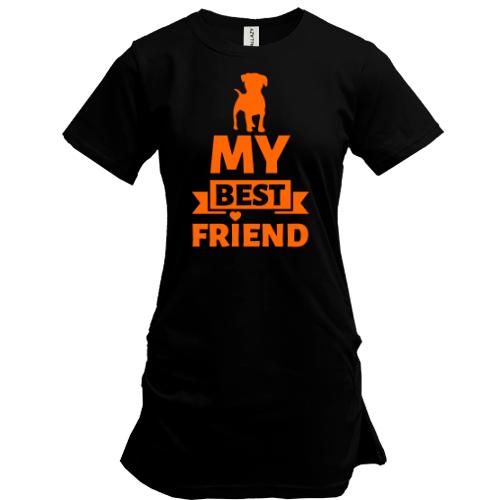 Подовжена футболка Собака - мій найкращий друг