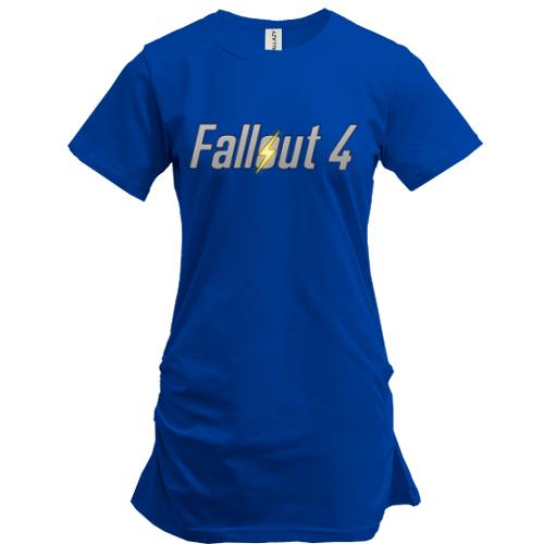 Подовжена футболка Fallout 4 Лого