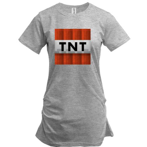 Подовжена футболка Minecraft TNT