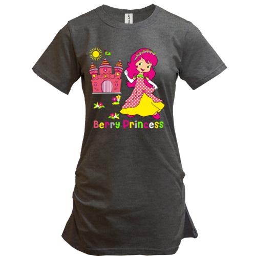 Подовжена футболка berry princess