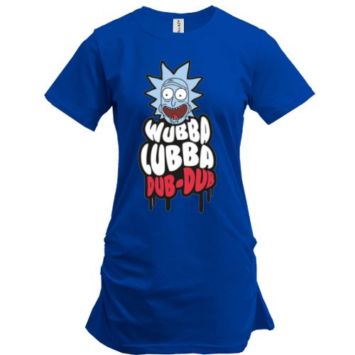 Подовжена футболка Wubba Lubba Dub-Dub