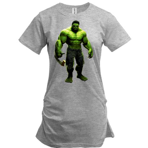 Подовжена футболка з Халком (Hulk)