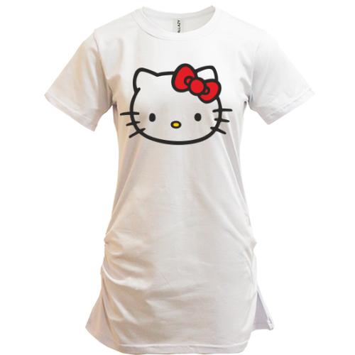 Подовжена футболка Hello kitty
