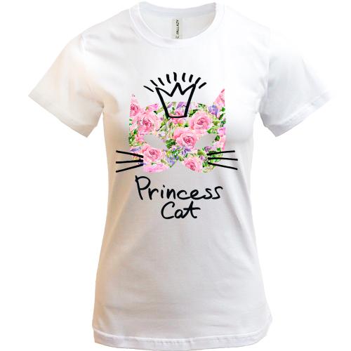 Футболка Princess cat (из цветов)