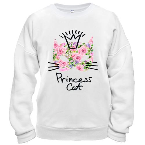 Свитшот Princess cat (из цветов)
