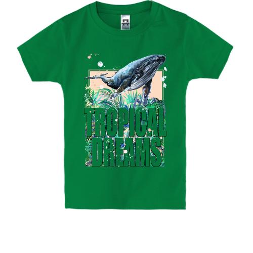 Детская футболка с китом 