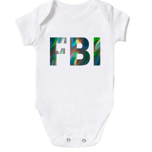 Детское боди FBI (голограмма)