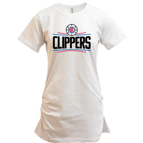 Подовжена футболка Los Angeles Clippers
