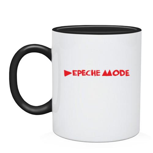 Чашка Depeche Mode inscription