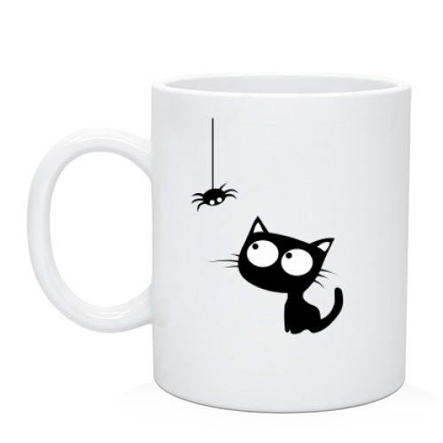 Чашка Кіт з павучком