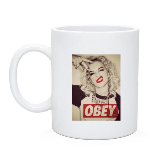 Чашка Obey girl