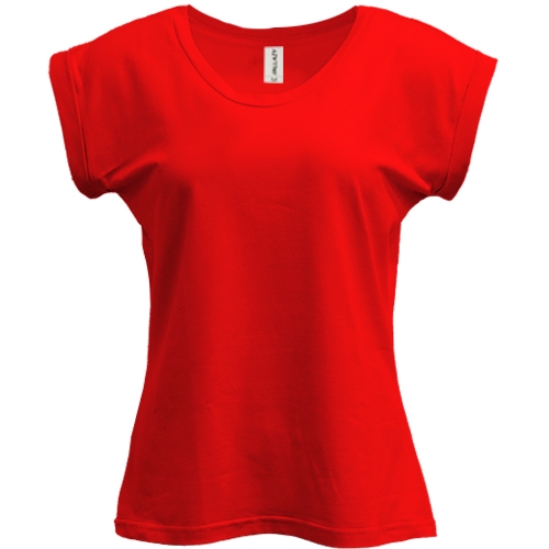 Жіноча червона футболка PANI 