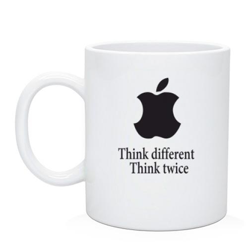 Чашка Apple - Think twice