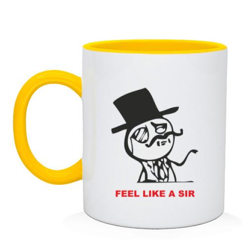 Чашка Feel Like a Sir 2