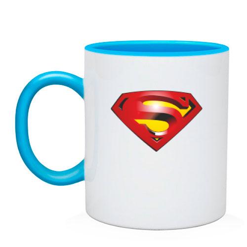 Чашка с лого Супермэна
