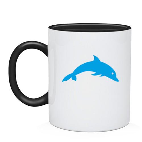 Чашка  Дельфин