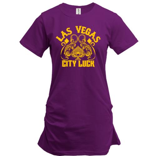Подовжена футболка Las Vegas City Luck