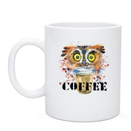 Чашка Coffee с совой