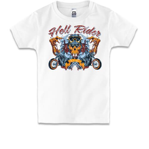 Детская футболка hell rider