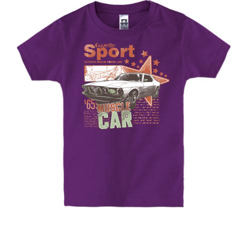 Дитяча футболка sport muscle car
