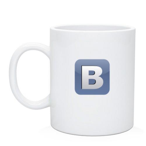 Чашка с логотипом В Контакте 2