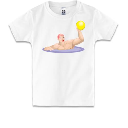 Детская футболка с защитником водного поло