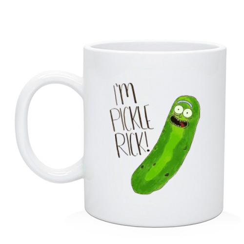 Чашка I'm pickle Rick!