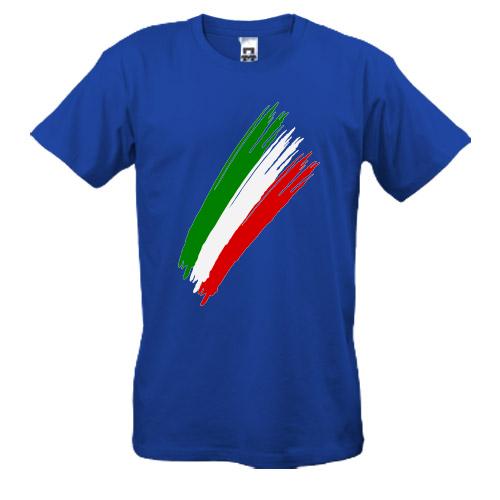 Футболка с цветами флага Италии