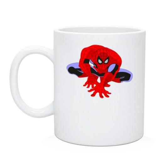 Чашка с человеком-пауком