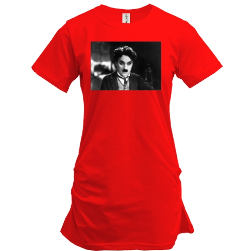 Подовжена футболка з Чарльзом Чапліним