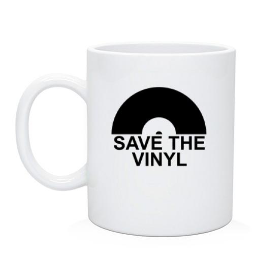 Чашка Save the vinyl