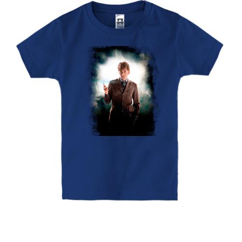 Детская футболка с Дэвидом Теннантом ( Доктор Кто )