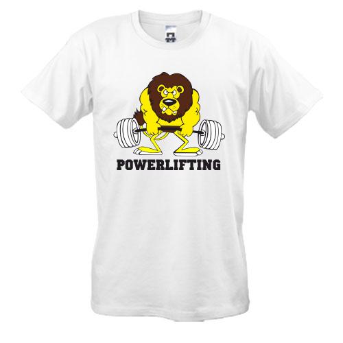 Футболка Powerlifting lion
