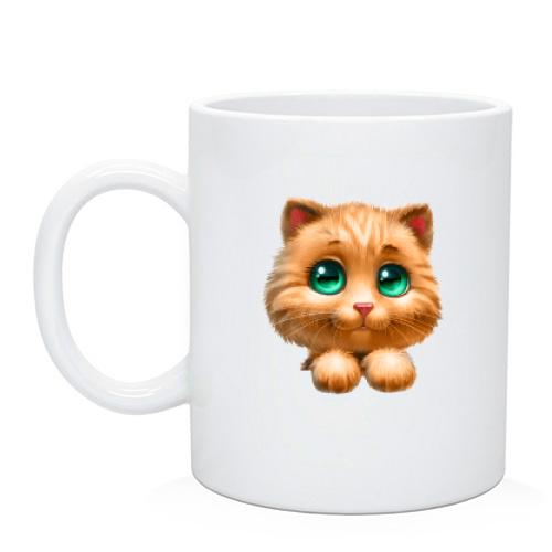 Чашка с котенком