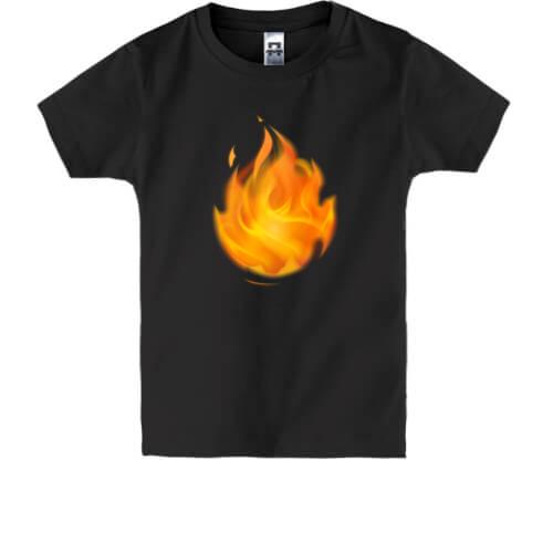 Детская футболка с огоньком