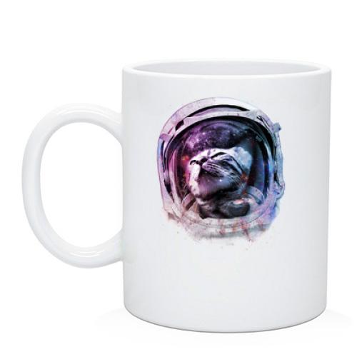 Чашка с котом - космонавтом (2)