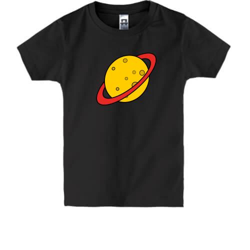 Детская футболка с Сатурном