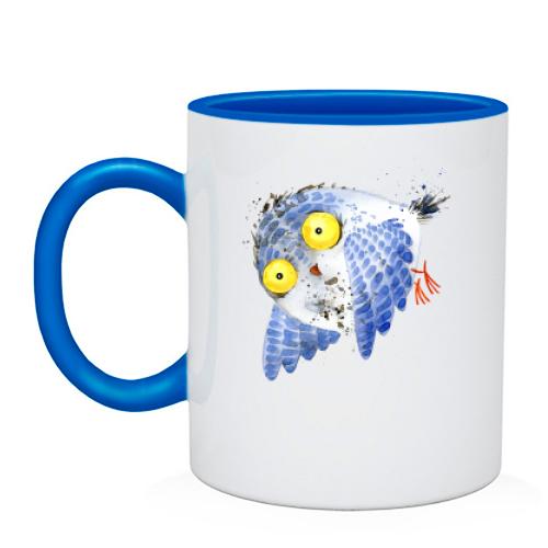 Чашка с летящей совой (1)