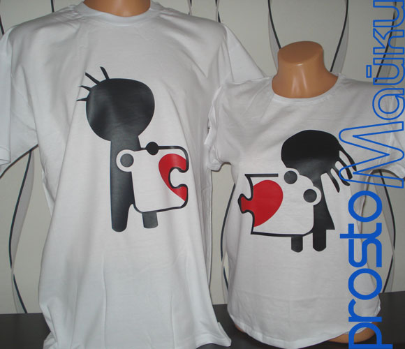 Парні футболки Серце на двох