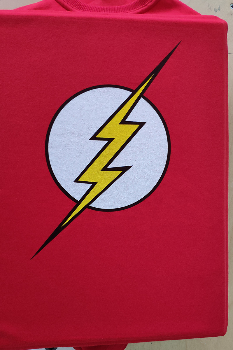 Удлиненная футболка Шелдона Flash 3