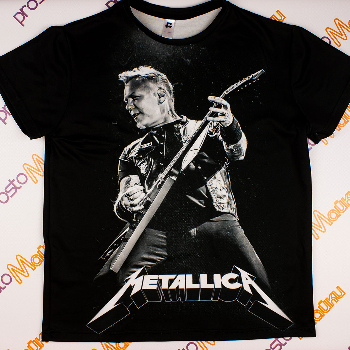 3D футболка Metallica (Джеймс Хэтфилд)