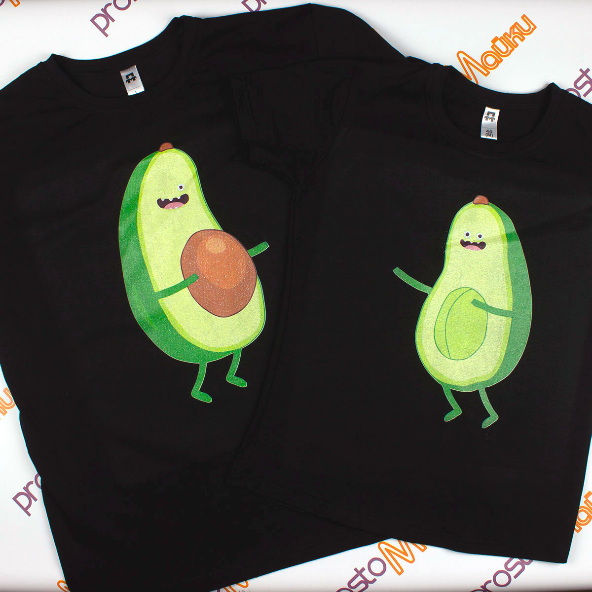 Парні футболки Половинки авокадо