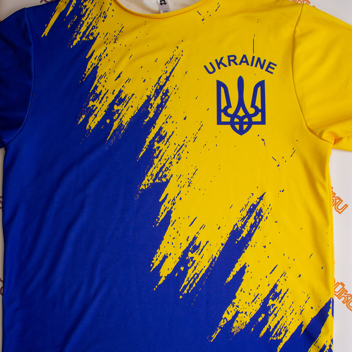 3D футболка Ukraine (желто-синяя)