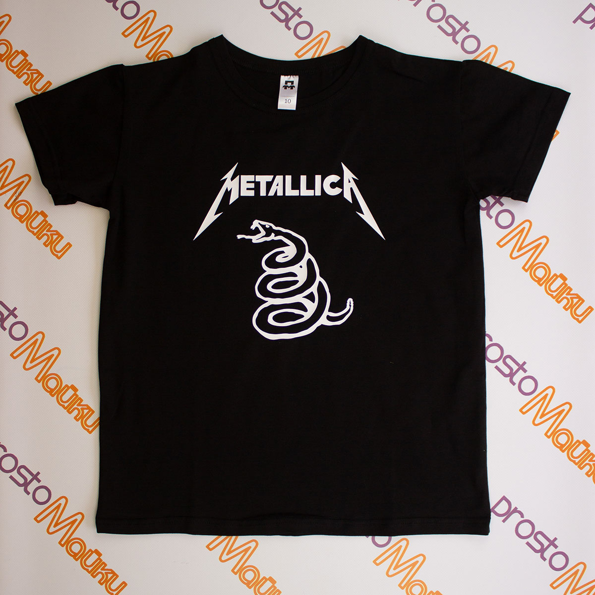 Удлиненная футболка Metallica - The Black Album