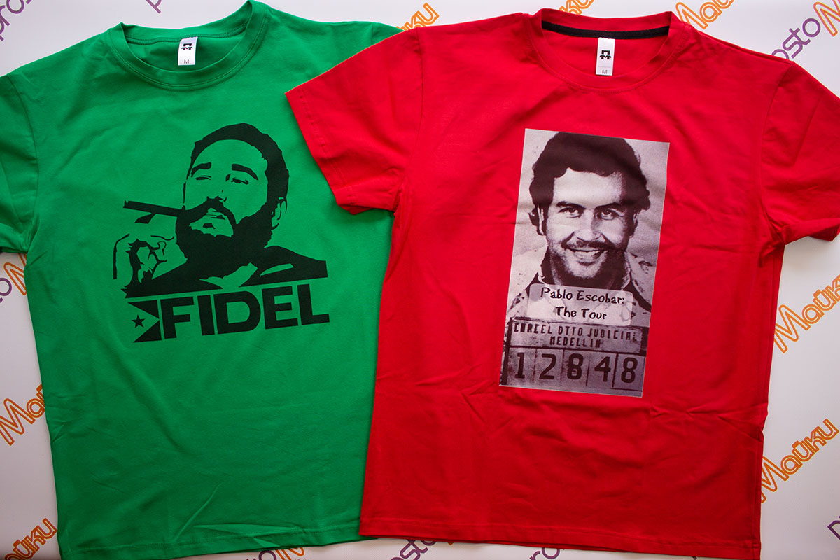 Женская футболка-поло с Фиделем Кастро