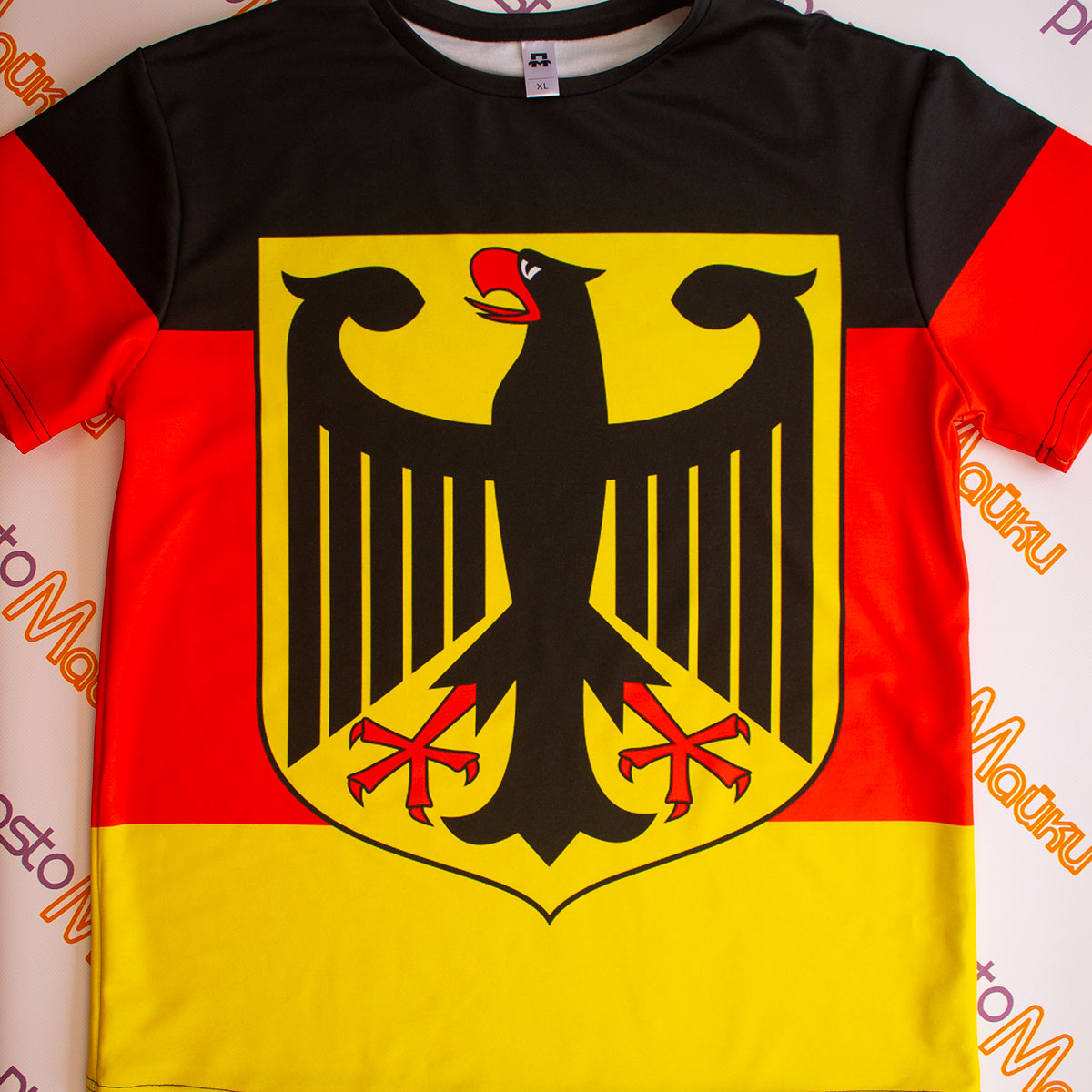 3D футболка з прапором Німеччини