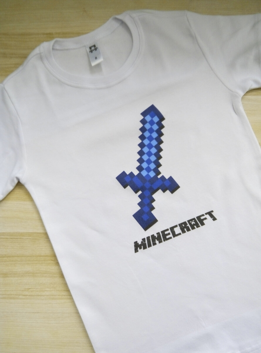 Детская футболка Мечь Minecraft